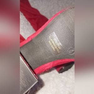 Rouge Helium Thigh High Boots (Red)